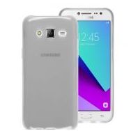 Microsonic Samsung Galaxy J2 Transparent Soft Beyaz Kılıf