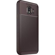 Microsonic Samsung Galaxy J4 Legion Series Kahverengi Kılıf