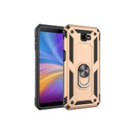 Microsonic Samsung Galaxy J4 Plus Military Ring Holder Gold Kılıf