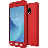 Microsonic Samsung Galaxy J5 Pro Double Dip 360 Protective Kırmızı Kılıf