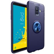 Microsonic Samsung Galaxy J6 Plus Military Ring Holder Lacivert Kılıf