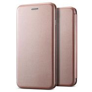 Microsonic Samsung Galaxy J6 Ultra Slim Leather Design Flip Cover Rose Gold Kılıf