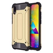 Microsonic Samsung Galaxy M10 Military Ring Holder Rose Gold Kılıf