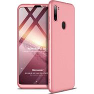 Microsonic Samsung Galaxy M11 Double Dip 360 Protective Rose Gold Cep Telefonu Kılıfı