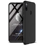 Microsonic Samsung Galaxy M11 Double Dip 360 Protective Siyah Kılıf