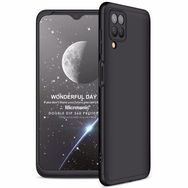 Microsonic Samsung Galaxy M12 Double Dip 360 Protective Siyah Kılıf