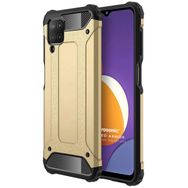 Microsonic Samsung Galaxy M12 Rugged Armor Gold Cep Telefonu Kılıfı