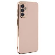 Microsonic Samsung Galaxy M13 Olive Plated Pembe Cep Telefonu Kılıfı