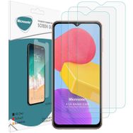 Microsonic Samsung Galaxy M13 Screen Protector Nano Glass 3 Adet Cam Ekran Koruyucu