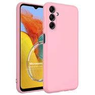 Microsonic Samsung Galaxy M14 Groovy Soft Pembe Cep Telefonu Kılıfı