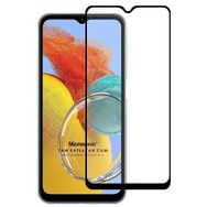 Microsonic Samsung Galaxy M14 Tam Kaplayan Temperli Siyah Cam Ekran Koruyucu