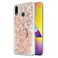 Microsonic Samsung Galaxy M20 Glitter Liquid Holder Kılıf
