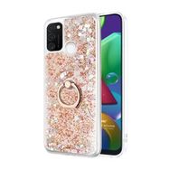 Microsonic Samsung Galaxy M21 Glitter Liquid Holder Kılıf