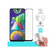Microsonic Samsung Galaxy M21 Uyumlu Seramik Matte Flexible Siyah Ekran Koruyucu
