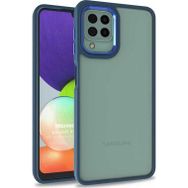 Microsonic Samsung Galaxy M22 Bright Planet Lacivert Kılıf