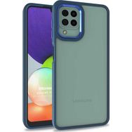 Microsonic Samsung Galaxy M22 Bright Planet Lacivert Kılıf
