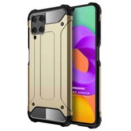 Microsonic Samsung Galaxy M22 Rugged Armor Gold Cep Telefonu Kılıfı