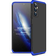 Microsonic Samsung Galaxy M23 Double Dip 360 Protective Siyah Mavi Kılıf
