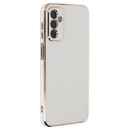 Microsonic Samsung Galaxy M23 Olive Plated Beyaz Cep Telefonu Kılıfı