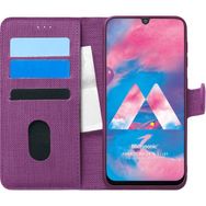 Microsonic Samsung Galaxy M30 Skyfall Transparent Clear Kırmızı Kılıf