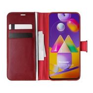Microsonic Samsung Galaxy M31S Delux Wallet Kırmızı Kılıf