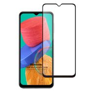 Microsonic Samsung Galaxy M33 Tam Kaplayan Temperli Siyah Cam Ekran Koruyucu