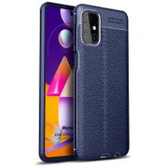 Microsonic Samsung Galaxy M51 Deri Dokulu Silikon Kılıf