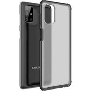 Microsonic Samsung Galaxy M51 Siyah Frosted Frame Cep Telefon Kılıfı