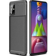 Microsonic Samsung Galaxy M51 Siyah Legion Series Cep Telefon Kılıfı