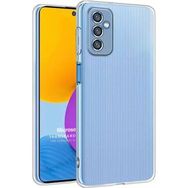 Microsonic Samsung Galaxy M52 Transparent Soft Beyaz Kılıf
