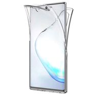 Microsonic Samsung Galaxy Note 10 Plus 6 Tarafı Tam Full Koruma 360 Clear Soft Şeffaf Cep Telefonu Kılıf