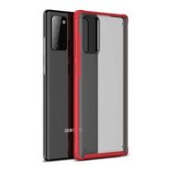Microsonic Samsung Galaxy Note 20 Frosted Frame Kırmızı Cep Telefonu Kılıf