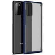Microsonic Samsung Galaxy Note 20 Frosted Frame Lacivert Kılıf