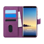 Microsonic Samsung Galaxy Note 8 Deri Dokulu Gri Silikon Kılıf