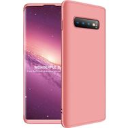 Microsonic Samsung Galaxy S10 Plus Double Dip 360 Protective Rose Gold Kılıf