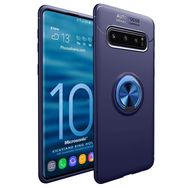 Microsonic Samsung Galaxy S10 Plus Military Ring Holder Lacivert Kılıf