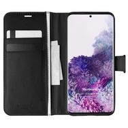 Microsonic Samsung Galaxy S20 Plus Delux Leather Wallet Siyah Kılıf