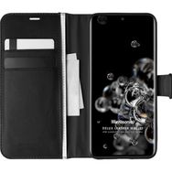 Microsonic Samsung Galaxy S20 Ultra Delux Leather Wallet Siyah Kılıf