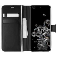 Microsonic Samsung Galaxy S20 Ultra Delux Leather Wallet Siyah Kılıf