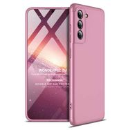 Microsonic Samsung Galaxy S21 FE Double Dip 360 Protective Rose Gold Cep Telefonu Kılıfı