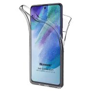 Microsonic Samsung Galaxy S21 FE Full Koruma 360 Şeffaf Kılıf