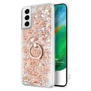 Microsonic Samsung Galaxy S21 FE Glitter Liquid Holder Kılıf