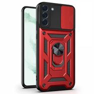Microsonic Samsung Galaxy S21 FE Impact Resistant Kırmızı Cep Telefonu Kılıfı