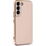 Microsonic Samsung Galaxy S21 FE Olive Plated Pembe Kılıf