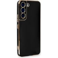 Microsonic Samsung Galaxy S21 FE Olive Plated Siyah Kılıf