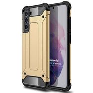 Microsonic Samsung Galaxy S21 FE Rugged Armor Gold Cep Telefonu Kılıfı