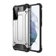 Microsonic Samsung Galaxy S21 Plus Rugged Armor Gümüş Cep Telefonu Kılıfı