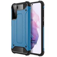Microsonic Samsung Galaxy S21 Rugged Armor Mavi Cep Telefonu Kılıfı