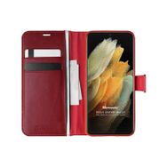Microsonic Samsung Galaxy S21 Ultra Delux Leather Wallet Kılıf