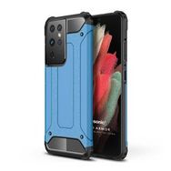 Microsonic Samsung Galaxy S21 Ultra Rugged Armor Mavi Cep Telefonu Kılıfı